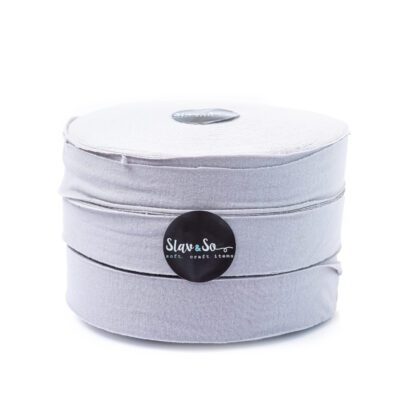 801 - חוט טריקו פרוס איכותי בצבע אפור בהיר