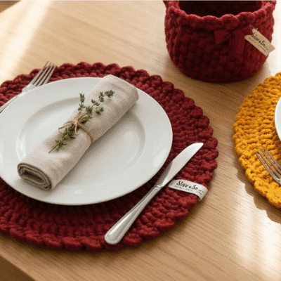 פליססמנט סרוג בעבודת יד | Slav&So