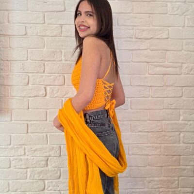 טופ קייצי סרוג | SUNSET